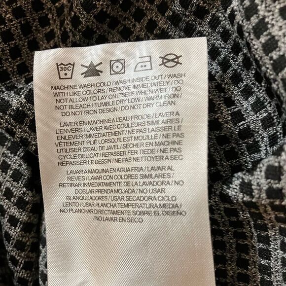 NIKE Sz M Unisex Heather Black Carolina Panthers Funnel Neck Raglan Performance - Picture 8 of 11